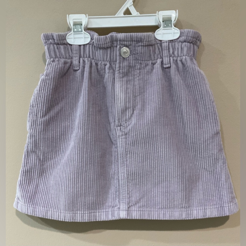🪴ZARA Girl’s Wide Stripe Velvet Adjustable Waist, Zipper, 3 Pockets, S…